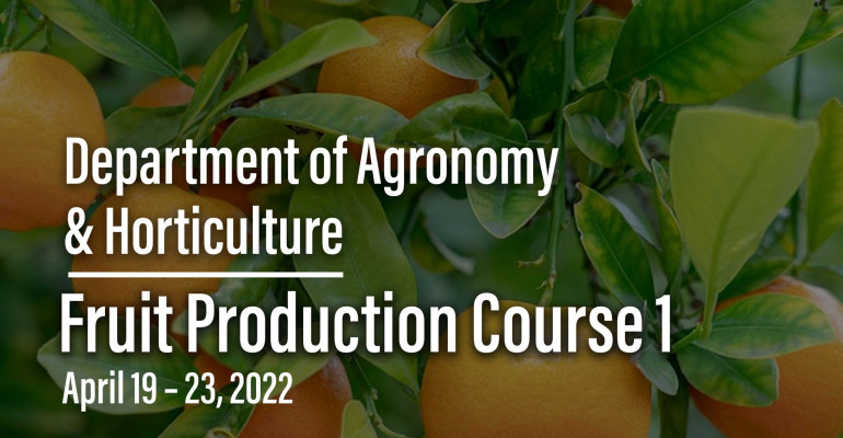 222Fruit Production Course 1