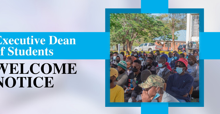 DEAN'S WELCOME NOTICE