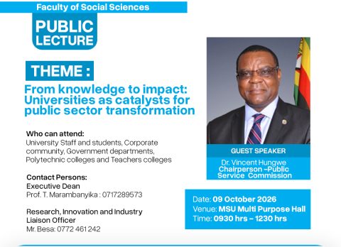 PSC Public Lecture Flyer